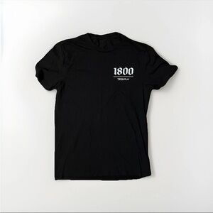 1800 Tequila Promo T Shirt Small Black Short Sleeve No Tag